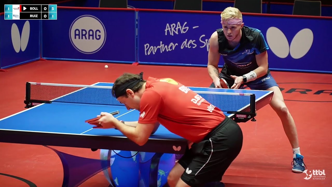 Timo Boll vs Romain Ruiz | German League 2022/2023