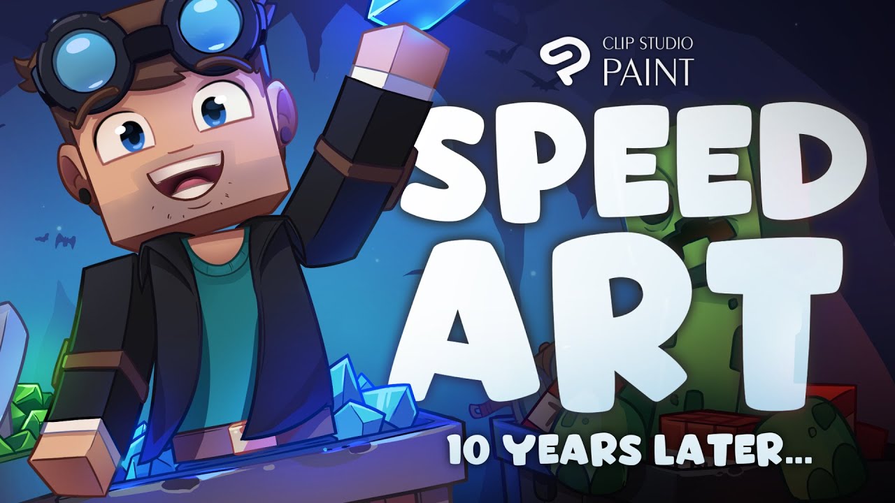 Minecraft SpeedART - DanTDM - 10 Years Later...