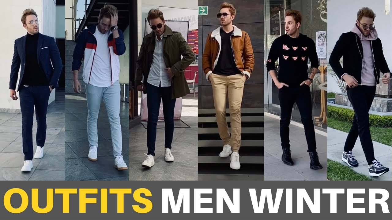 6 Sencillos Outfits INCREIBLES Para Hombre | Men Style WINTER Lookbook 2019 | JR Style