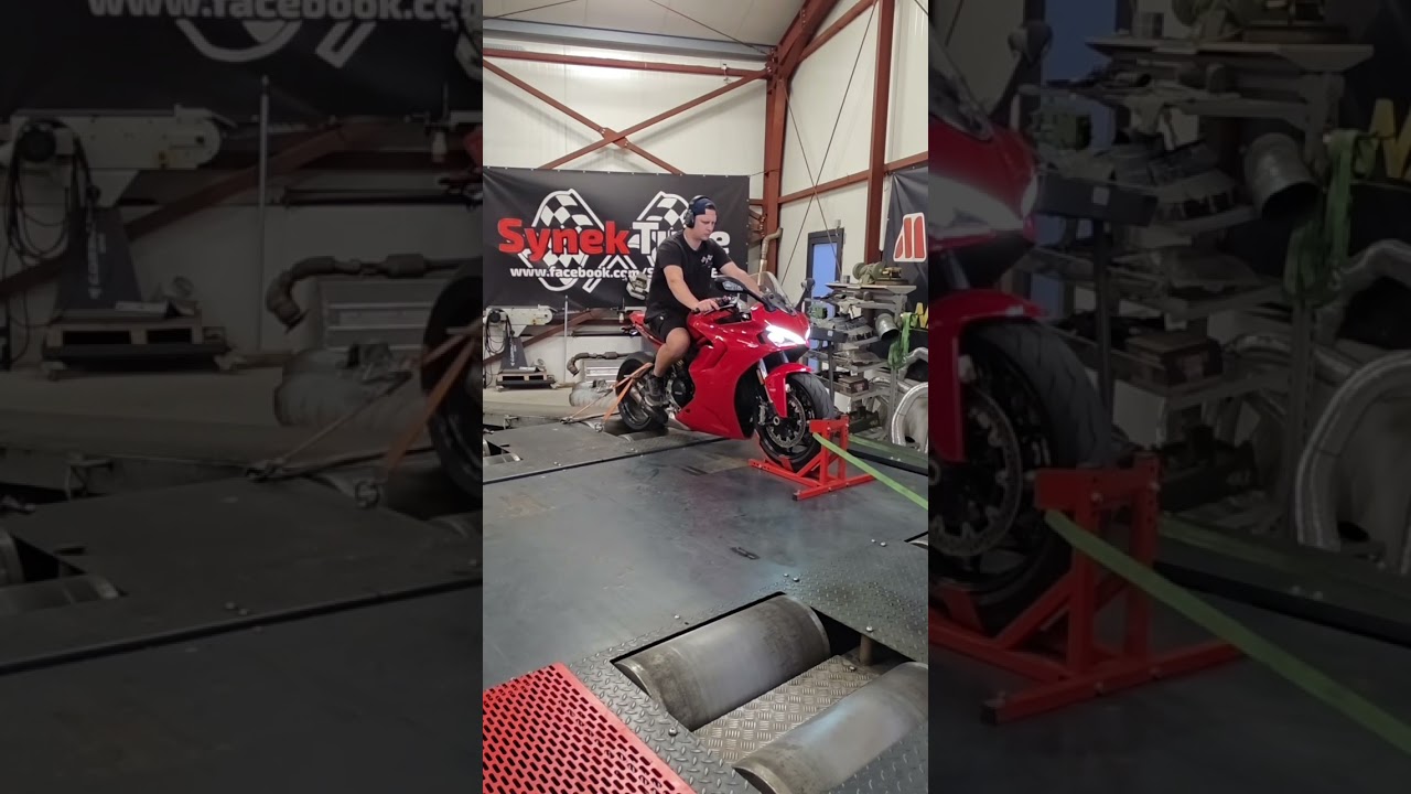 Ducati Supersport 950 dyno test #ducati #supersport #motorcycle #dyno