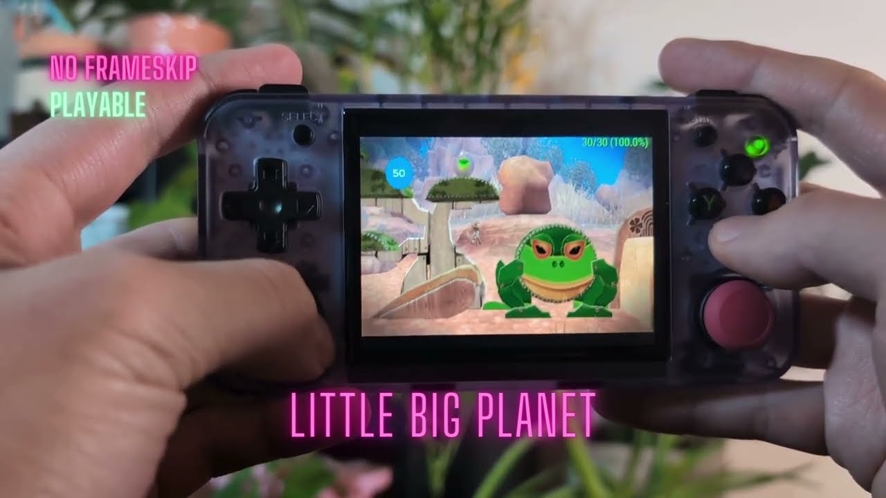 Тестирование игрового процесса PSP Anbernic RG35XX H — стандартная ОС