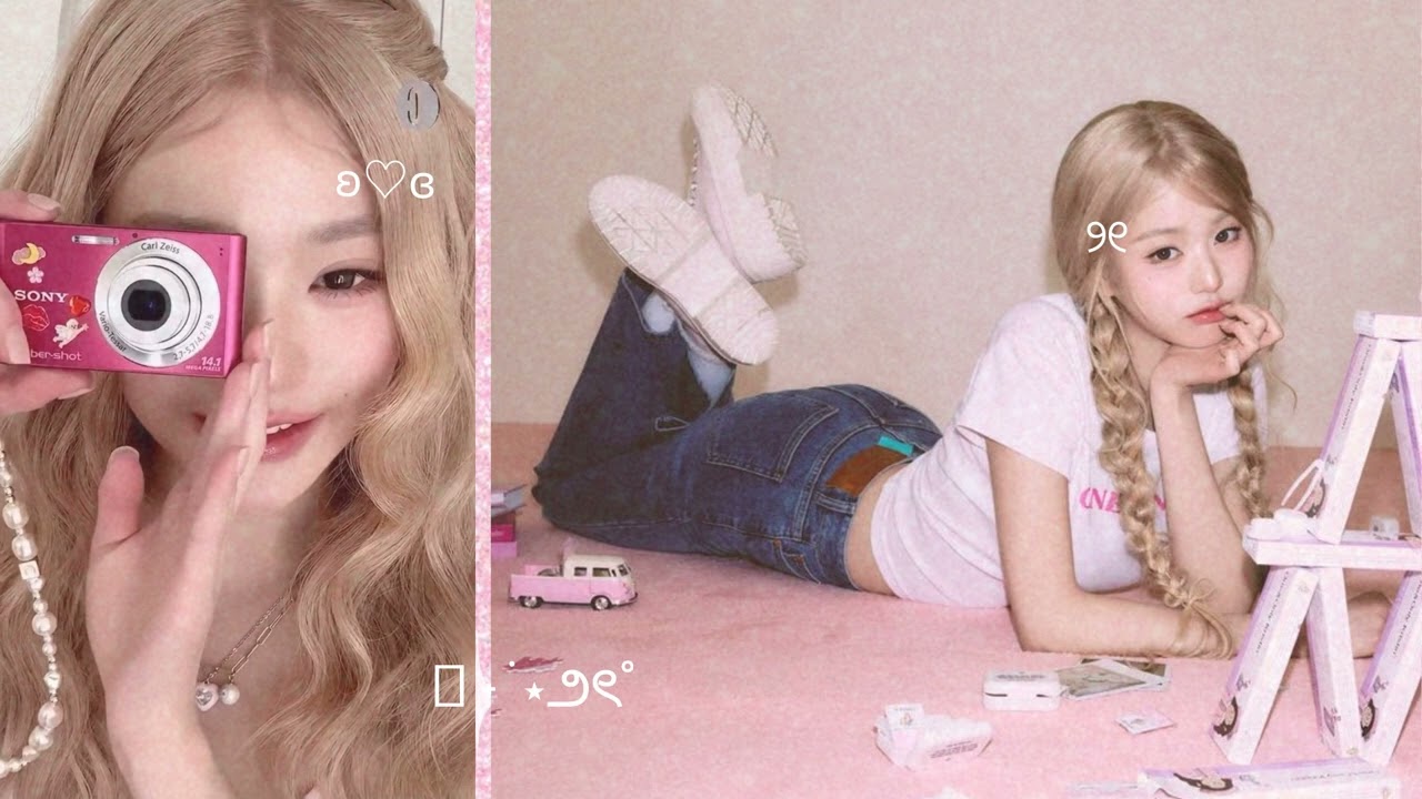 kpop songs written by a glittery pink gel pen in a sequin diary || cute kpop playlist