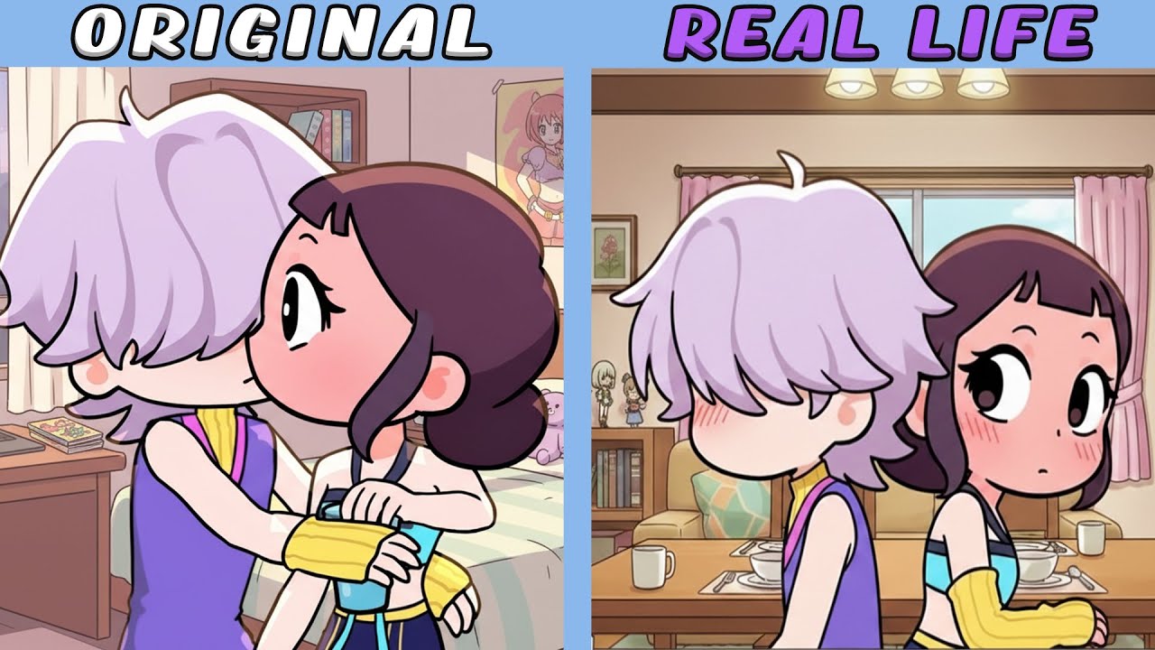 The way Zoey made Mystery kiss her | Original vs Plush Toys | KPop Demon Animation