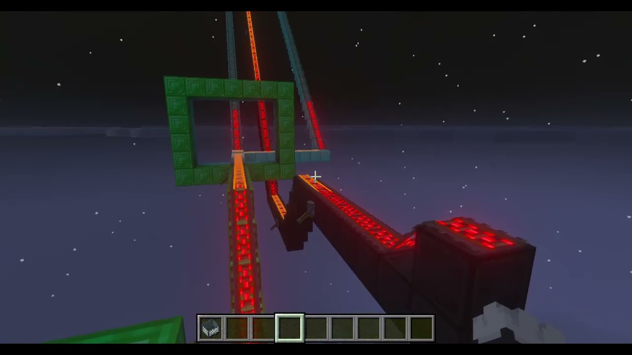 I show you guys my Minecraft roller coaster