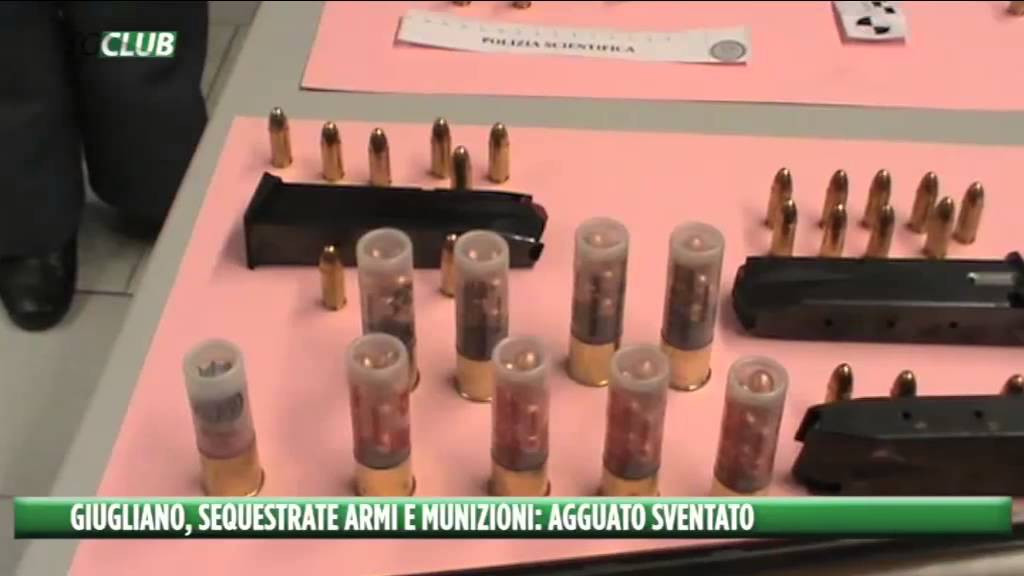 Giugliano, sequestrate armi e munizioni: agguato sventato