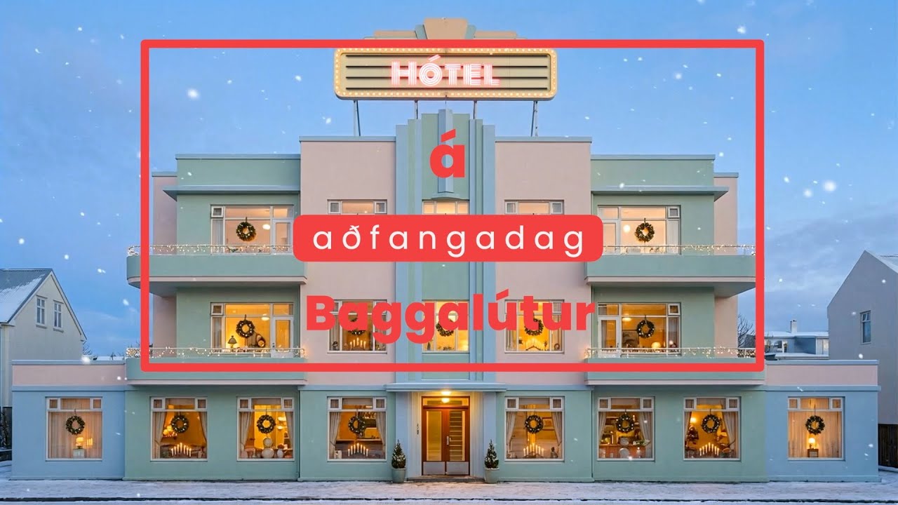 Hótel á aðfangadag-Baggalútur-Táknmálstúlkað á ÍTM