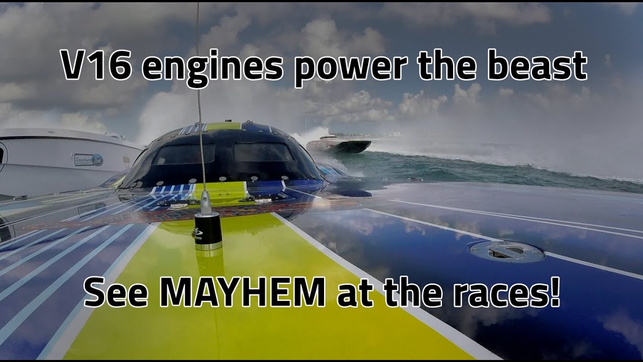Massive V16 engines encounter mayhem in Key West