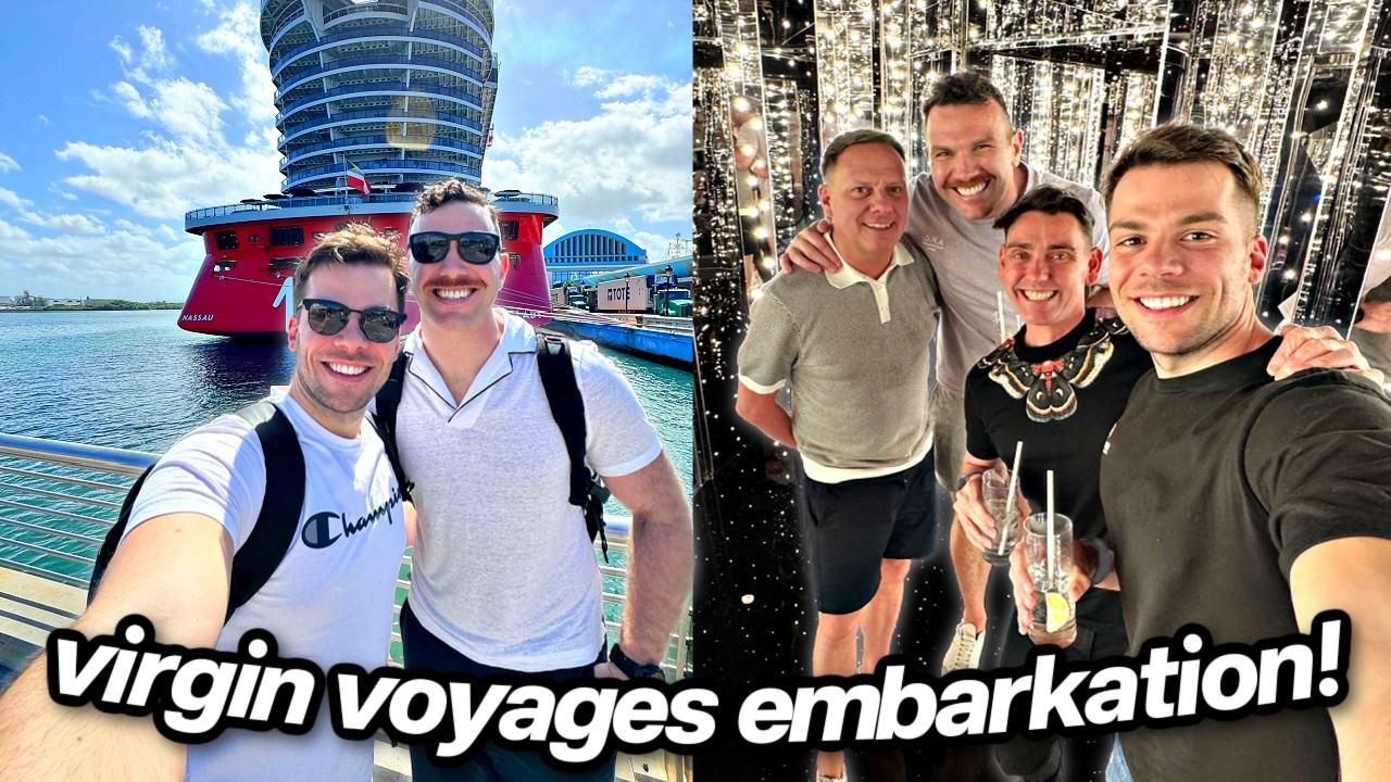 Embarkation Day on Virgin Voyages Caribbean Cruise 🚢 FIRST STOP: British Virgin Islands & St. Kitts🌴