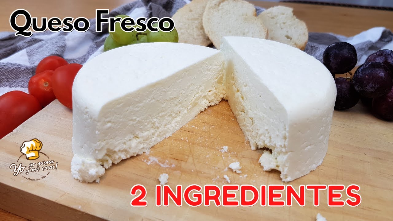 ⭐ Solo LECHE FRESCA y VINAGRE... Receta de queso fresco casero SIN CUAJO NI LIMÓN