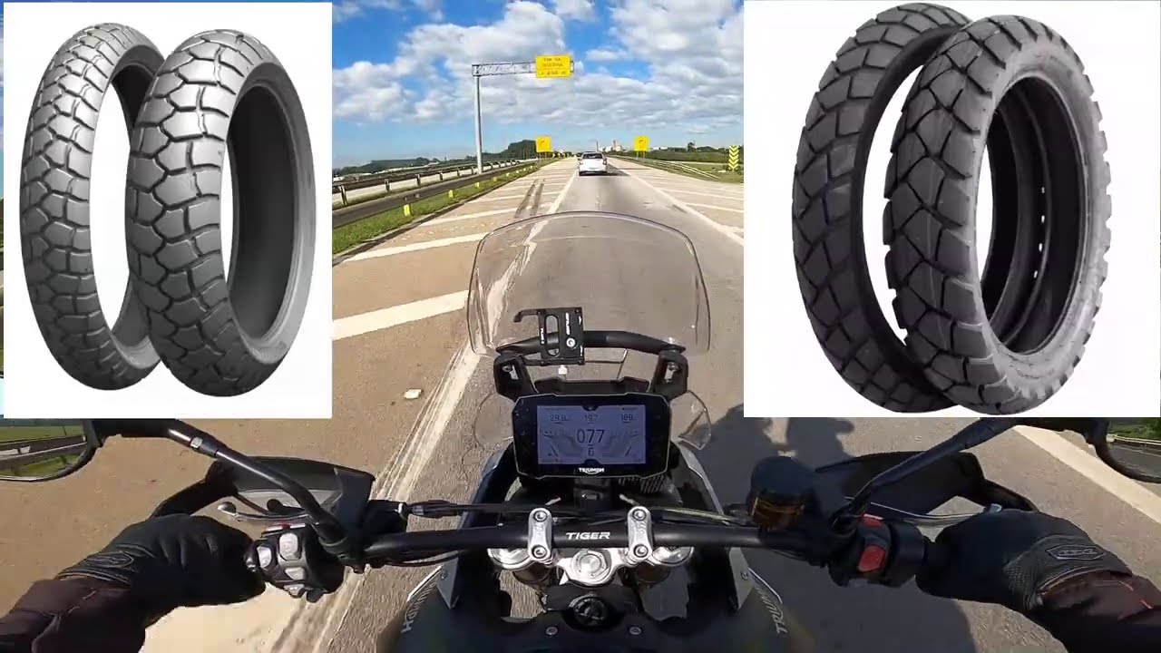 Tiger 900: Troca de pneus originais por outros mais offroad