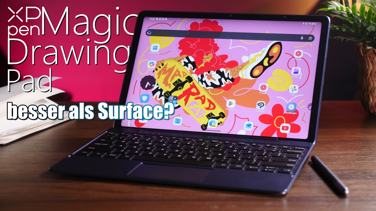 XP-Pen Magic Drawing Pad Review: Grafiktablett mit Android