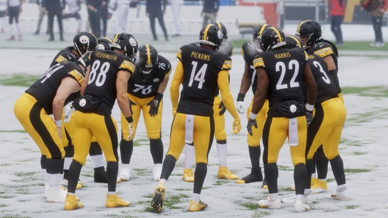 Madden 25 SNOW GAMEPLAY! Steelers vs Texans