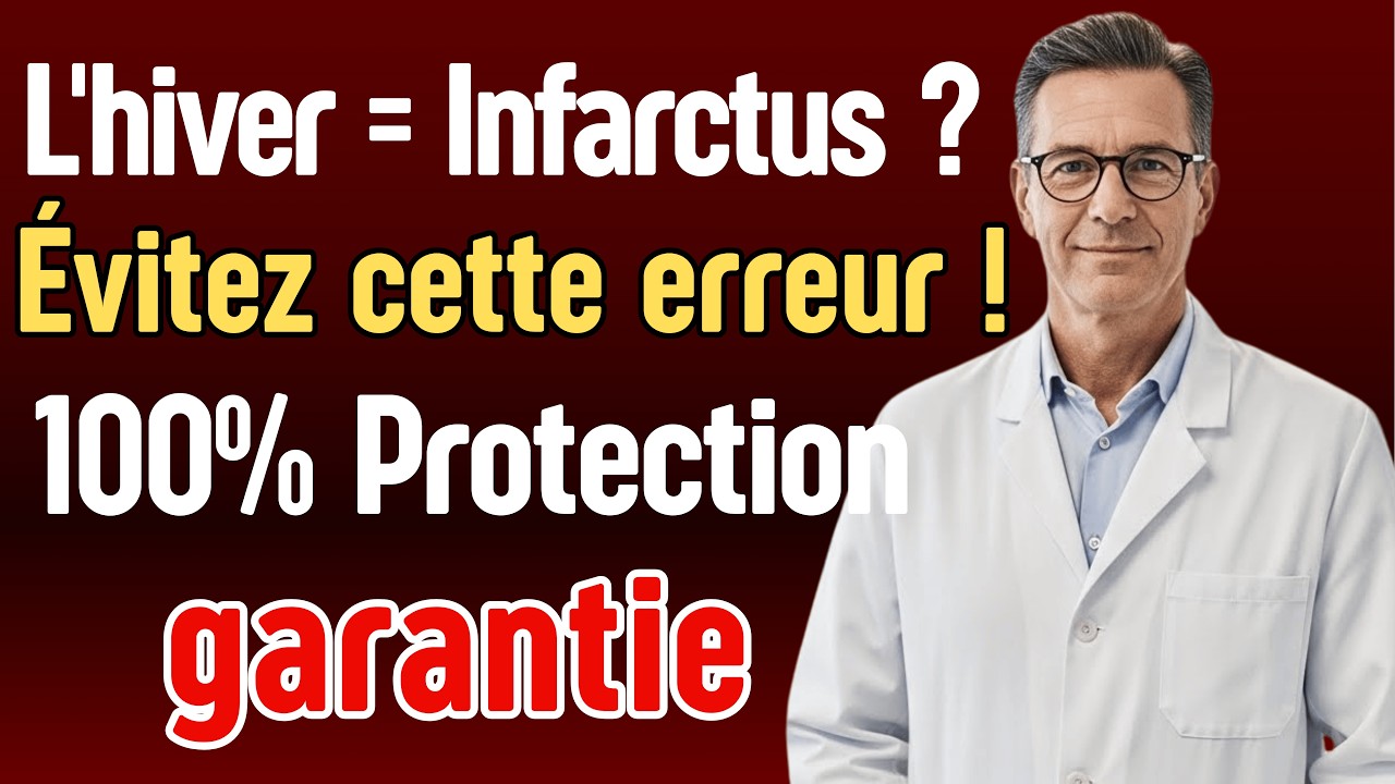 L'hiver augmente le risque d'infarctus de 30% ! Faites juste ça chaque jour !