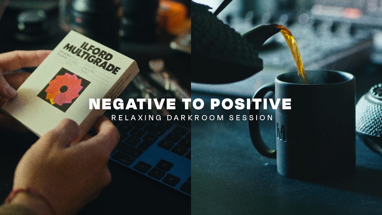 Cozy Photography Session | Darkroom Printing Hasselblad Negatives