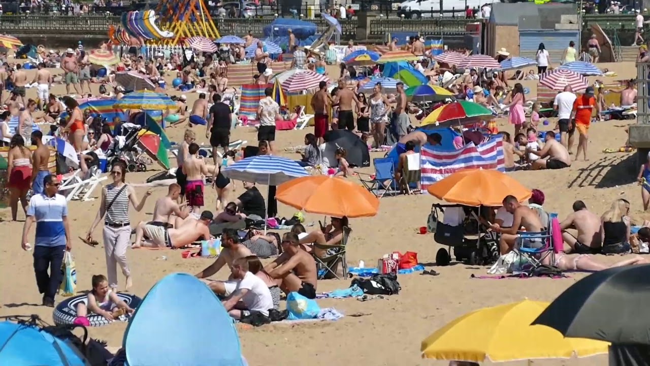 Busy Thanet Beaches during Lockdown restrictions
