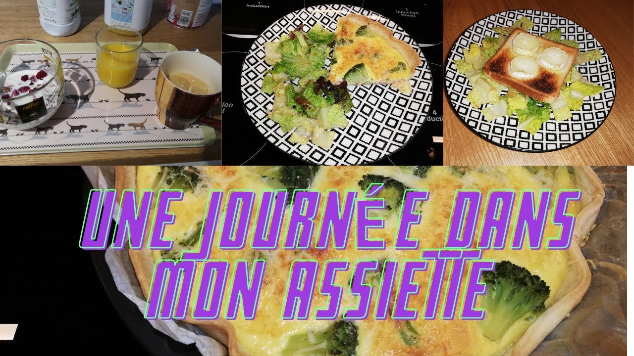 Une journée dans mon assiette - Avril 2021