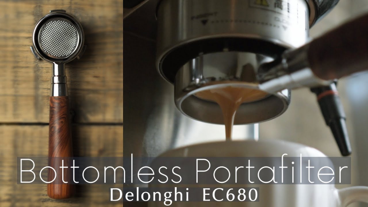 デロンギ［デディカ］EC680のボトムレスポルタフィルターを買ってみたら、結構よかった！／Delonghi Dedica EC680 Bottomless Portafilter