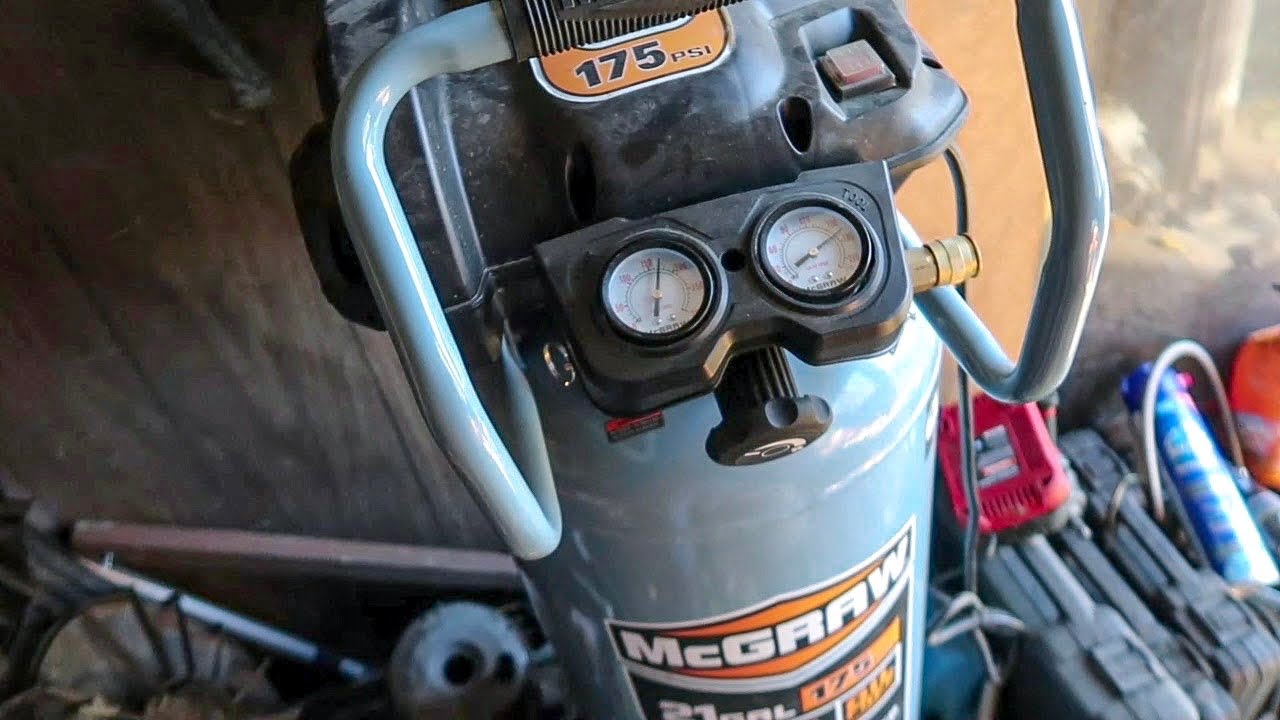Harbor Freight McGraw Compressor Problem...FIXED!!!