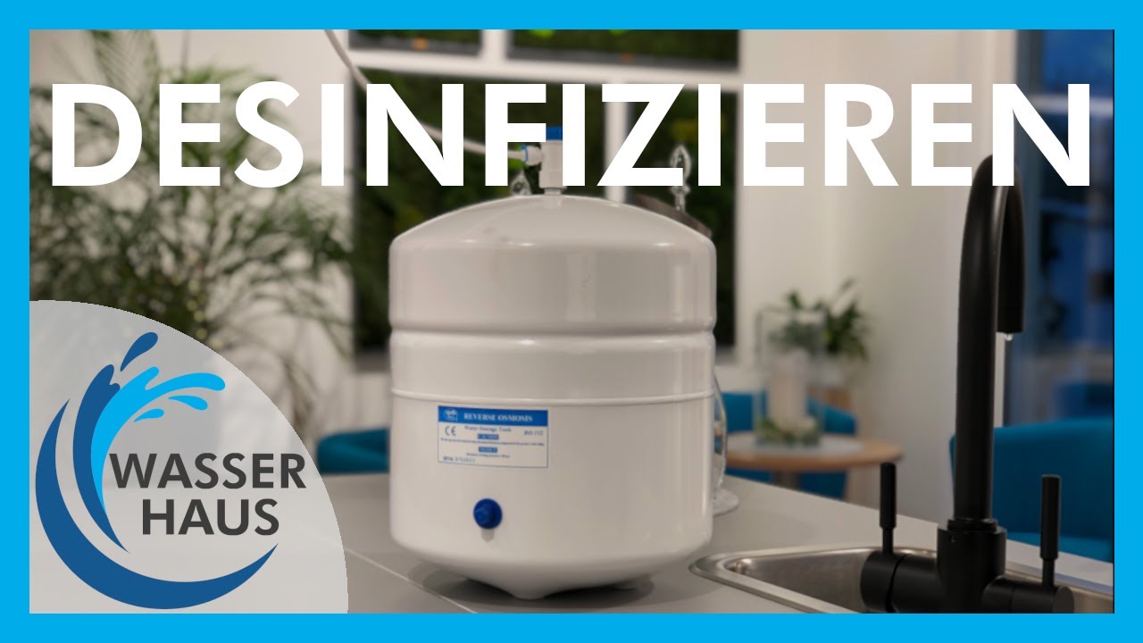 Wassertank desinfizieren & Tankdruck prüfen | Wasserhaus Deutschland GmbH