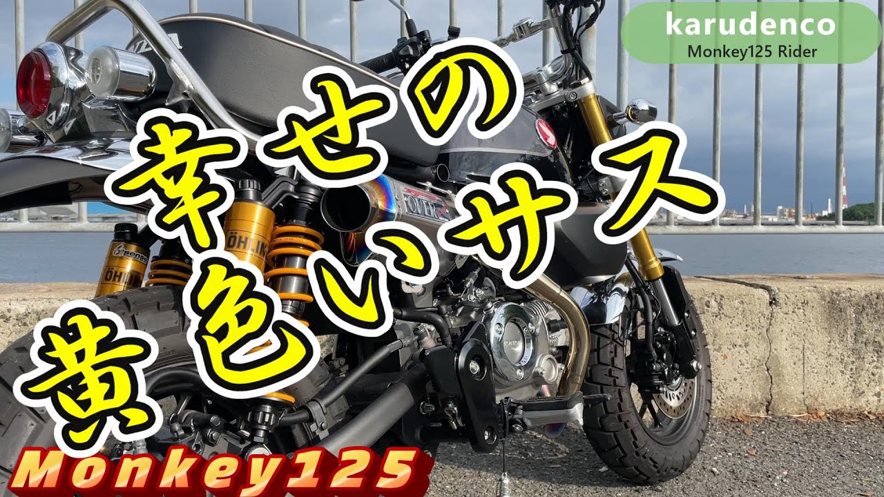 【モンキー125】オーリンズサスが最高過ぎた。(＾ω＾)　【オーリンズ】【OHLINS】【Monkey125】#041