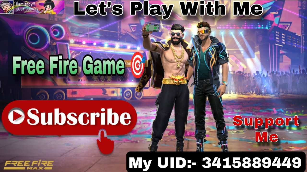 Free Fire Game  | Let's play with Me Guys #freefire#gaming#custom #ff #freefire