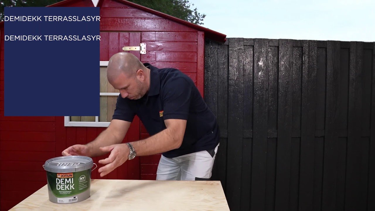 D&eacute;mo de produit Demidekk Terrasslasyr