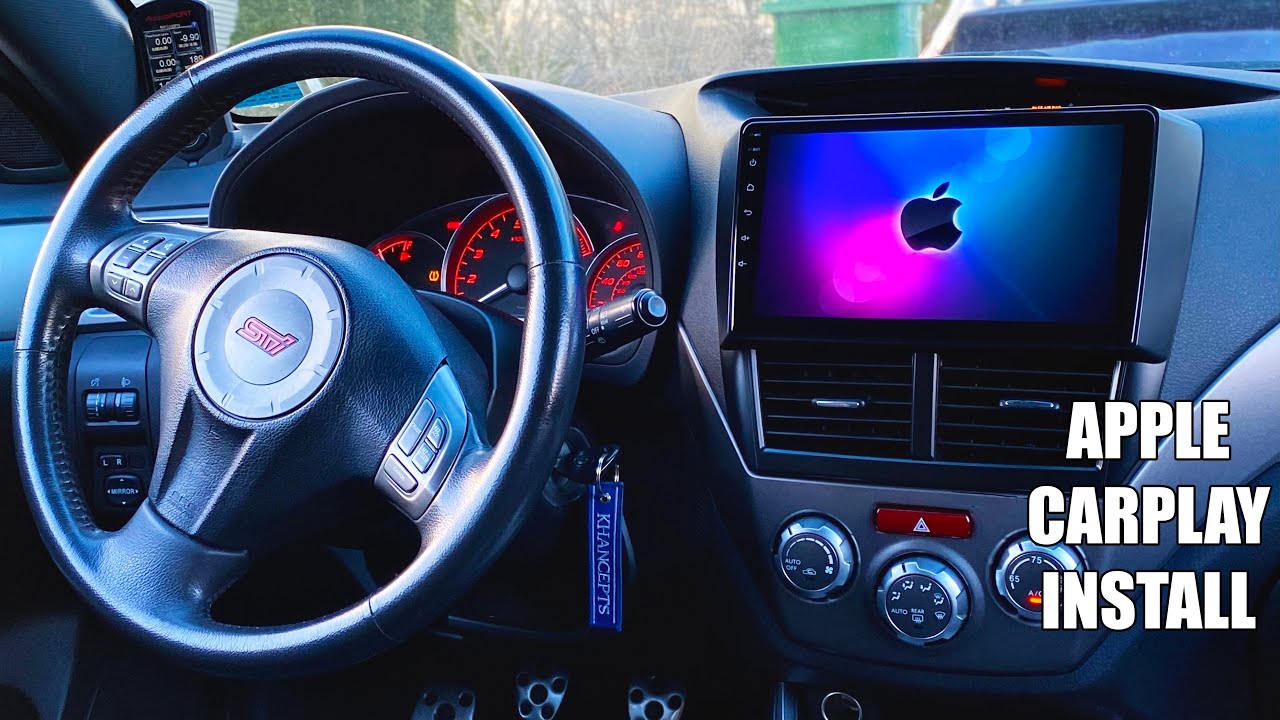 ULTIMATE головное устройство Subaru Android с установкой Apple CarPlay