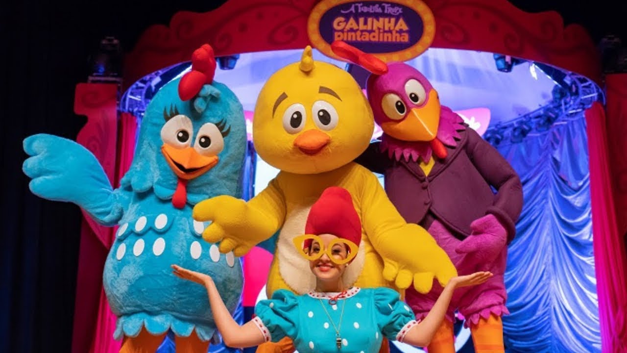 SHOW A FABULOSA TRUPE DA GALINHA PINTADINHA E SUA TURMA EM SANTOS | Família Pajaro