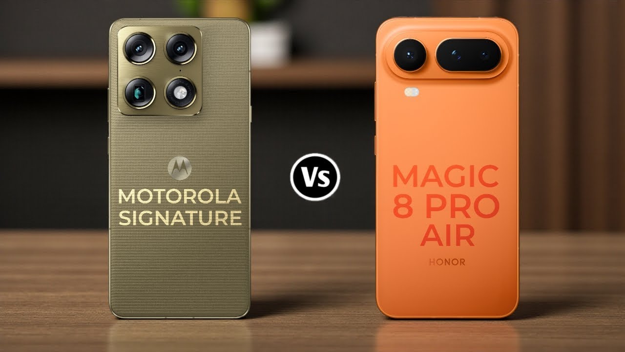 Motorola Signature Vs Honor Magic 8 Pro Air