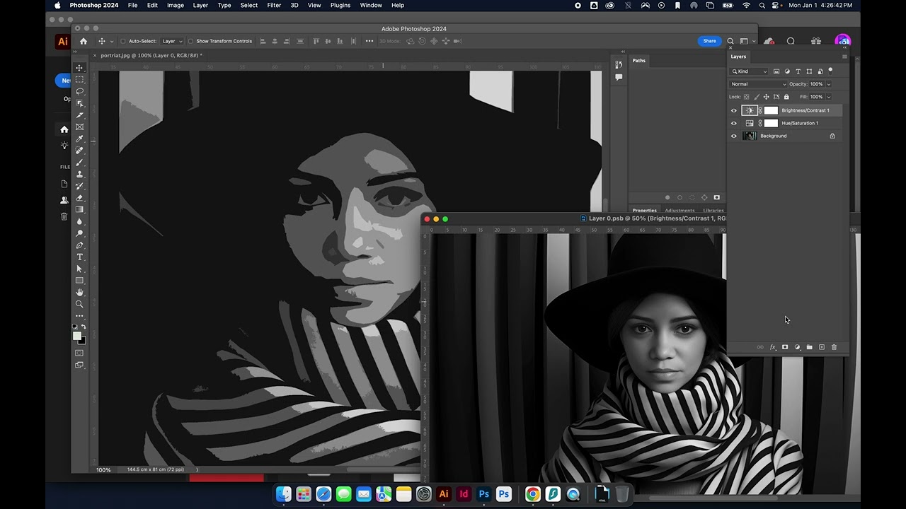 Pt. 1 Photoshop Tutorial: Simplifying Portraits for Text-Based Art