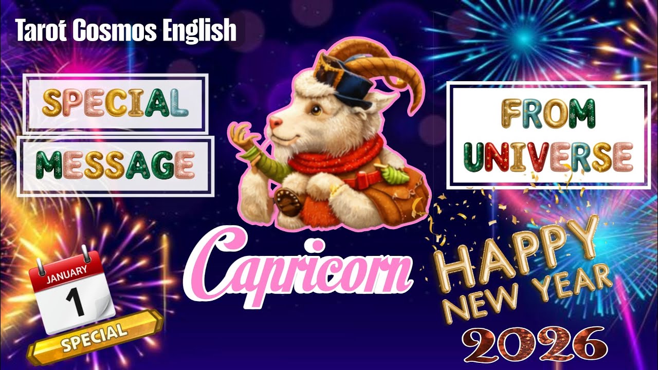 Capricorn | Universe Message | New Year Day Special | Powerful Tarot Guidance | Tarot Cosmos