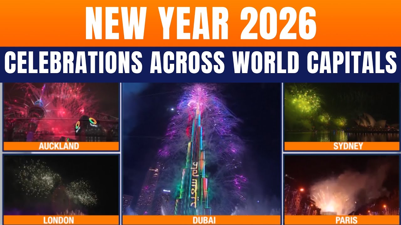 LIVE: New Year 2026 | World Welcomes 2026 With Grand Celebrations | Fireworks | Joy | Tribute | Hope