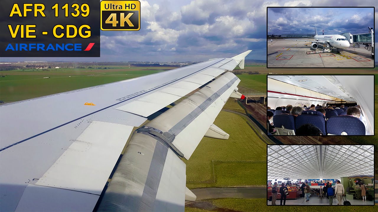 FLIGHT EXPERIENCE | Vienna - Paris CDG | AIR FRANCE A320