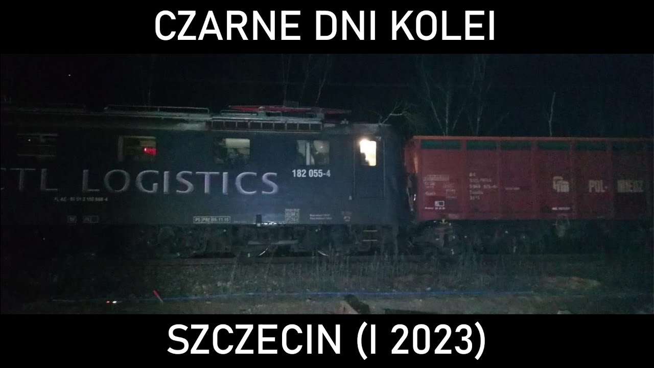 CZARNE DNI KOLEI #56 - Pociąg mi zginął gdzieś. Wypadek w Szczecinie (I 2023)