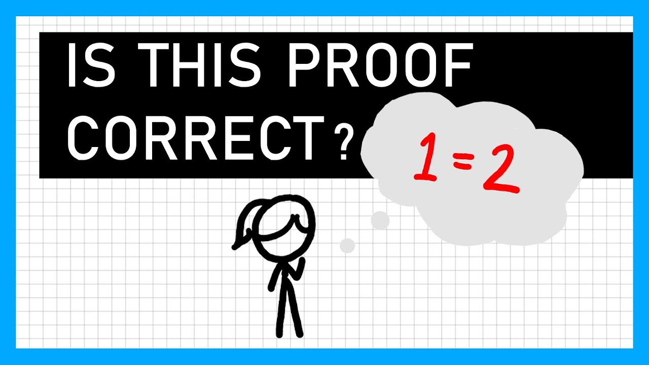 Mathematical Proof of 1=2 ?