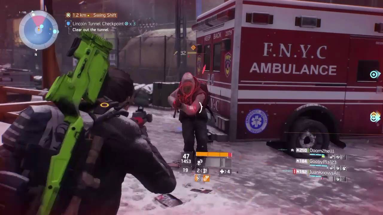 The Division: Lincoln Tunnel Checkpoint Challenge Mode Gameplay