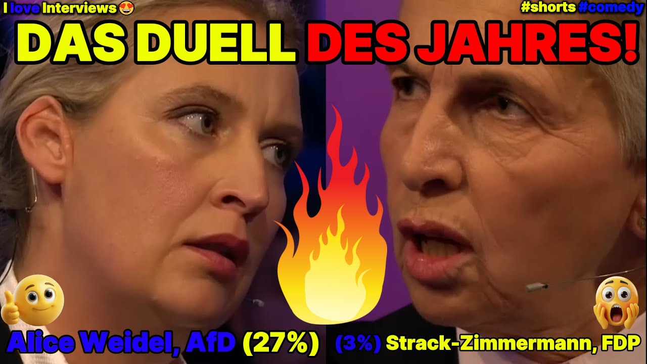 Alice Weidel (AfD) vs. Strack-Zimmermann (FDP): 💥SHOWDOWN bei Maischberger!🔥: DUELL DES JAHRES!