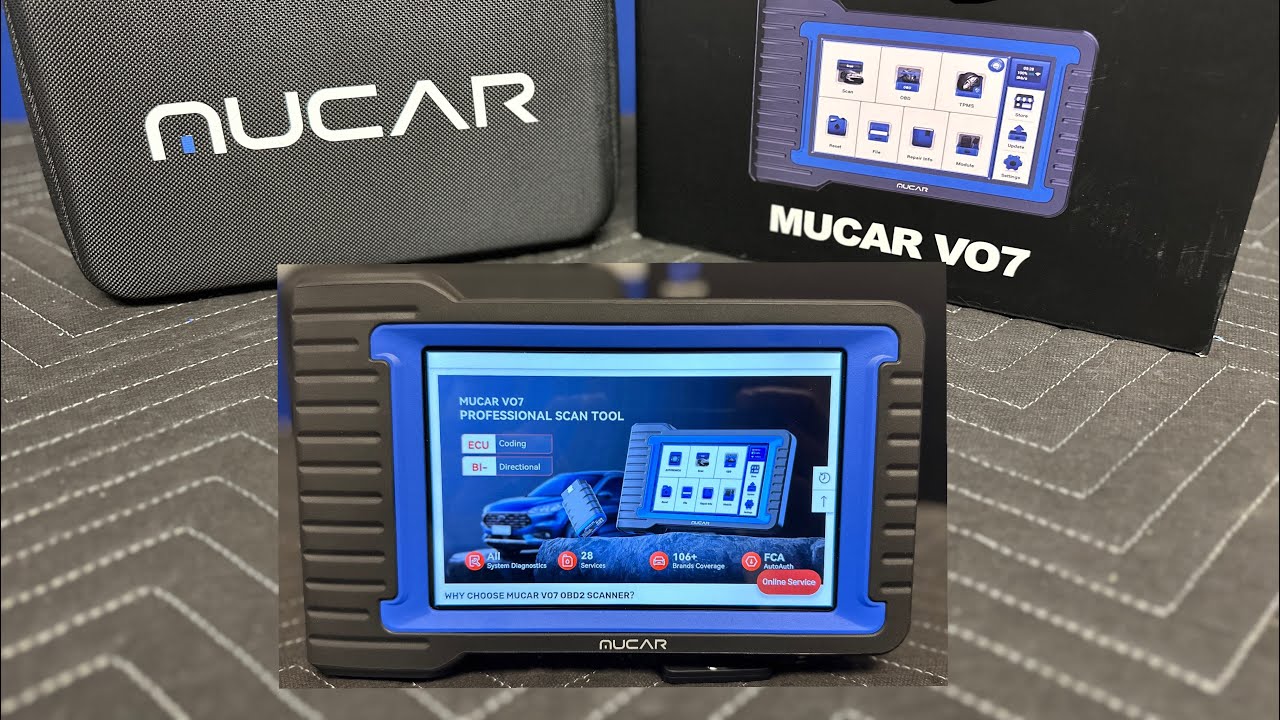Mucar V07 obd scanner  review and quick how to
