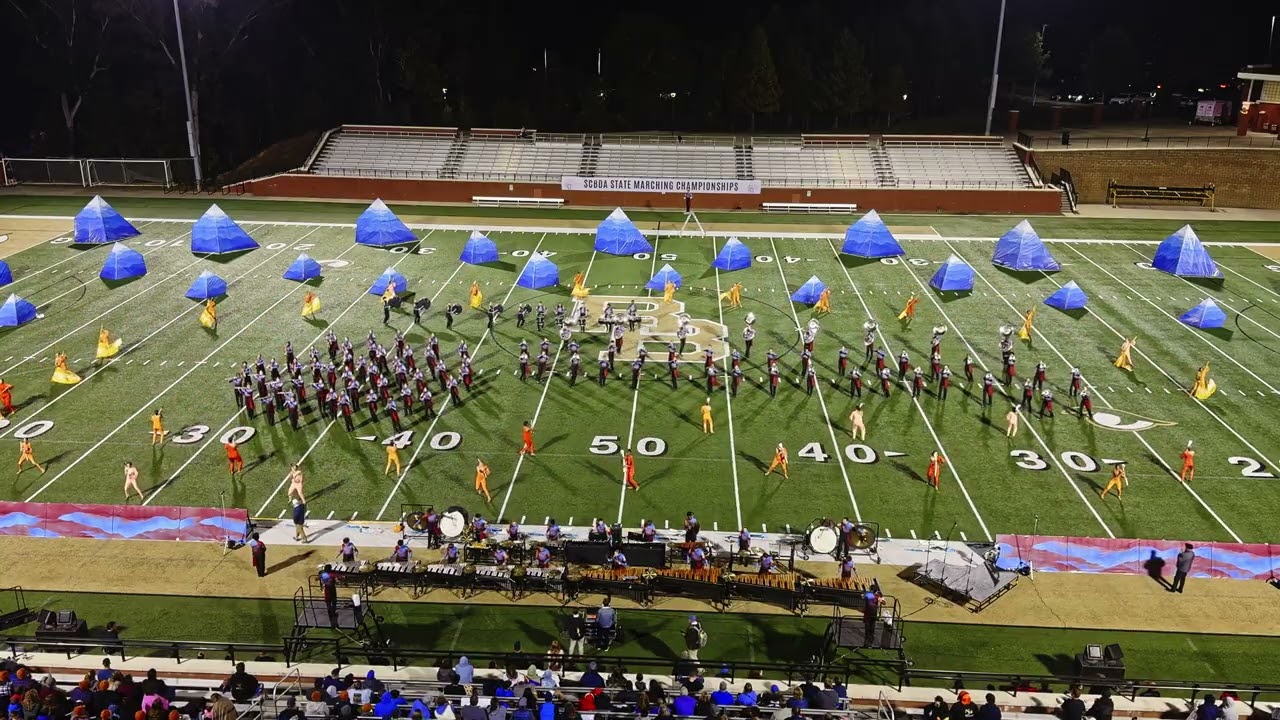 Nation Ford High School 2025 Marching Band Show - FINALS - High Cam