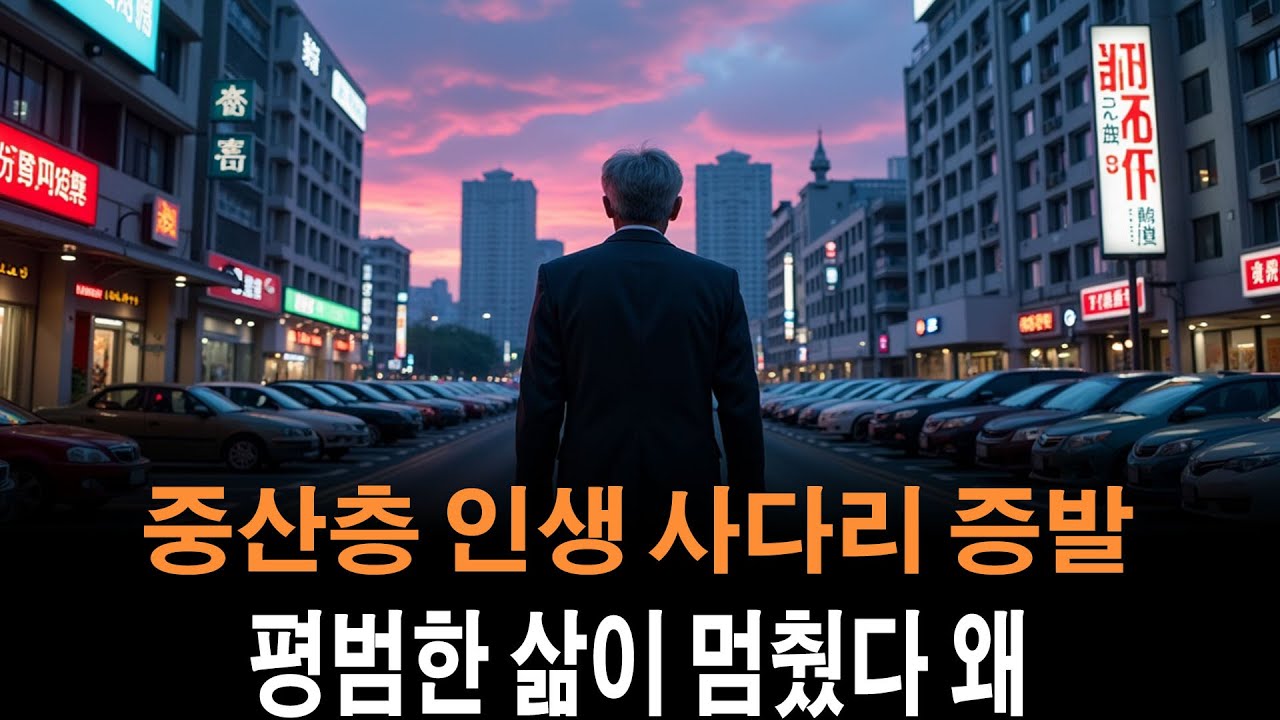 대한민국 중산층 멈춤의 진실 인생 계단이 사라진 이유