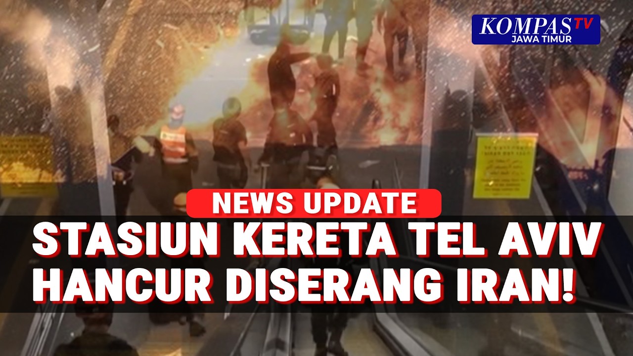 Stasiun Kereta Api Tel Aviv Hancur Diserang Iran, 2 Tewas Total Korban Jiwa Di Israel Capai 14 Orang