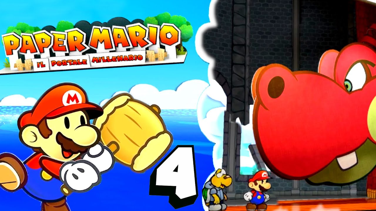4.LA TERRIBILE DRAGONESSA CRIMILDE - PAPER MARIO IL PORTALE MILLENARIO