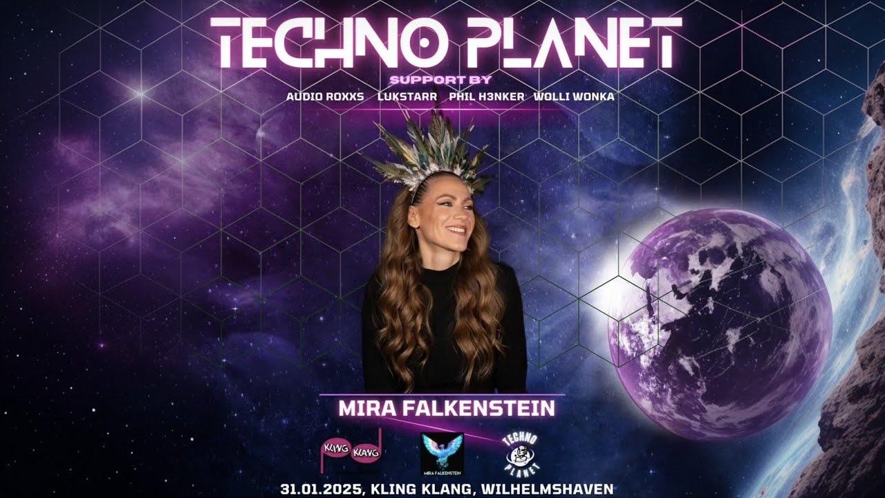 DJ Set by Mira Falkenstein at Techno Planet, January 31, 2025 Kling Klang Wilhelmshaven