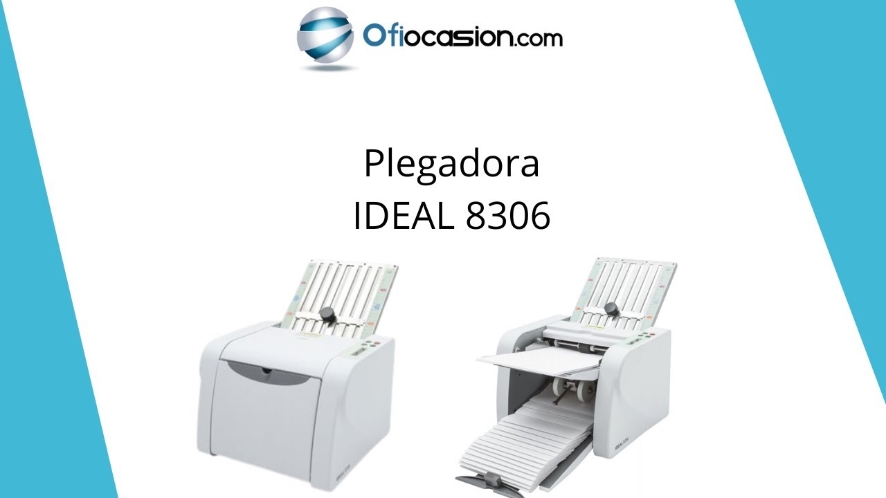 Plegadora IDEAL 8306 en Ofiocasion.com