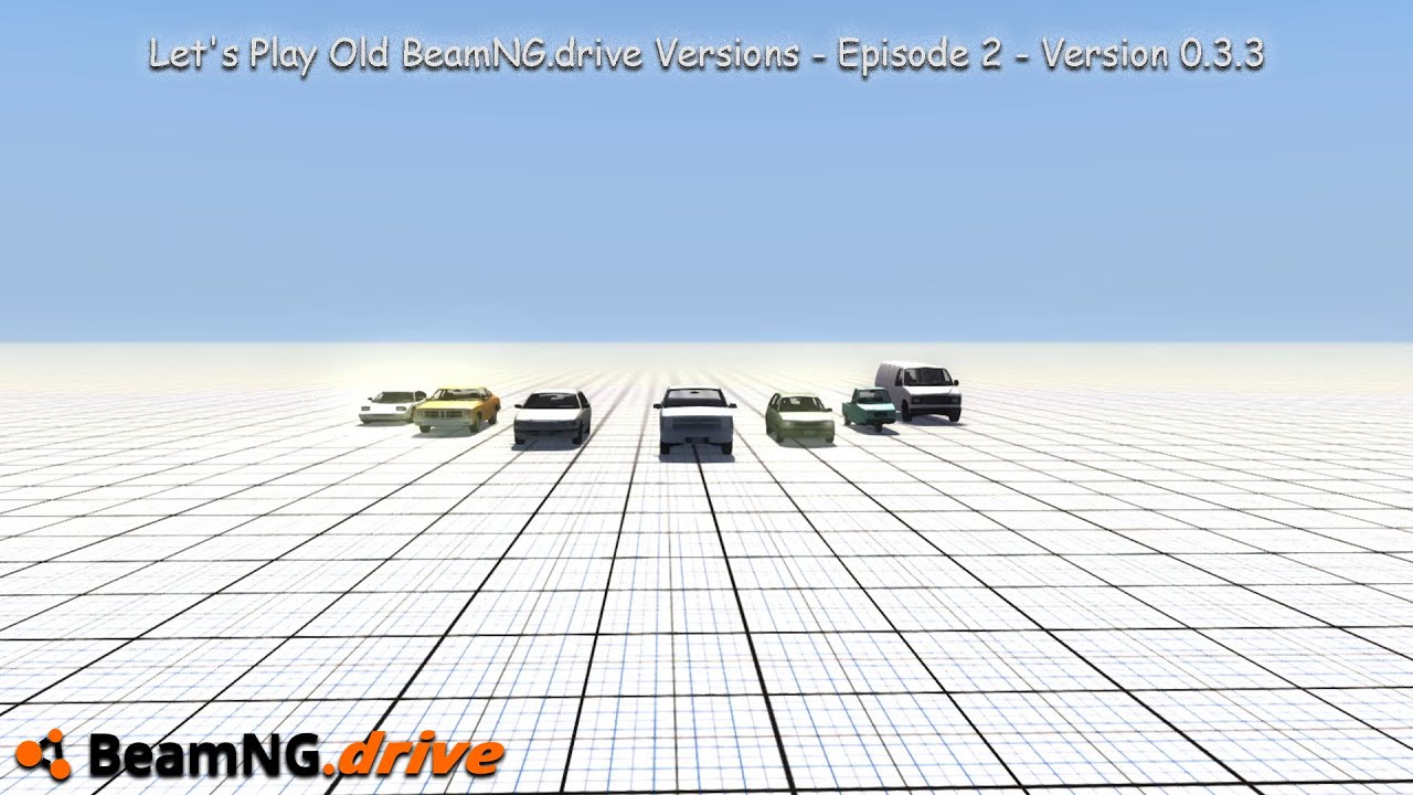 Let's Play Old BeamNG.drive Versions - Episode 2 - Version 0.3.3