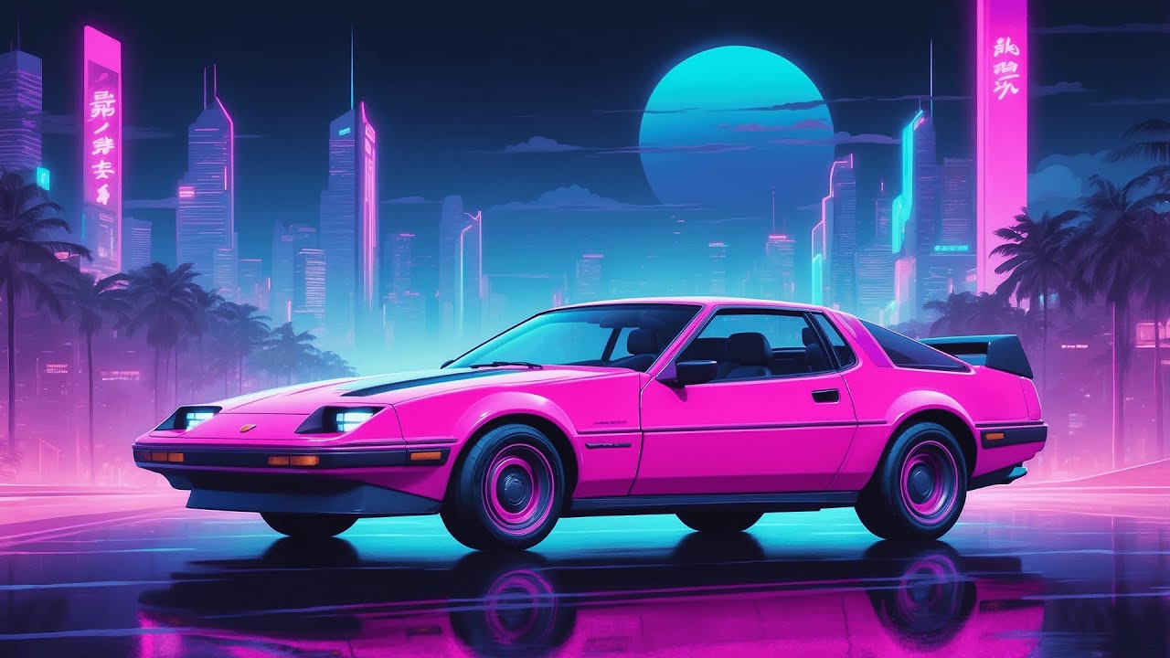 𝟏𝟗𝟖𝟔 - Neon Night Reflections – Vaporwave & Retrowave 80s Synth for Chill