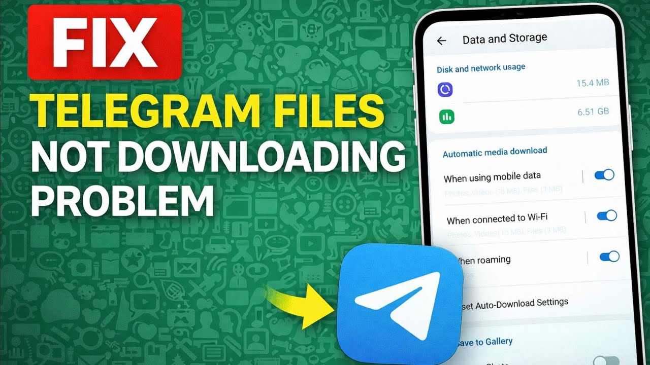 Fix Telegram Files Not Downloading Problem