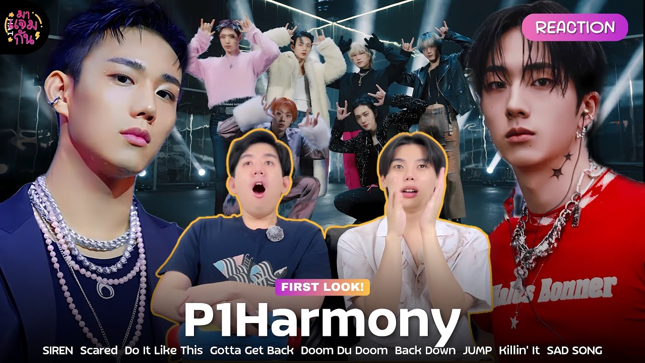 [FIRST LOOK!] P1Harmony - SIREN, Do It Like This, Back Down, Killin' It, SAD SONG etc. | REACTION