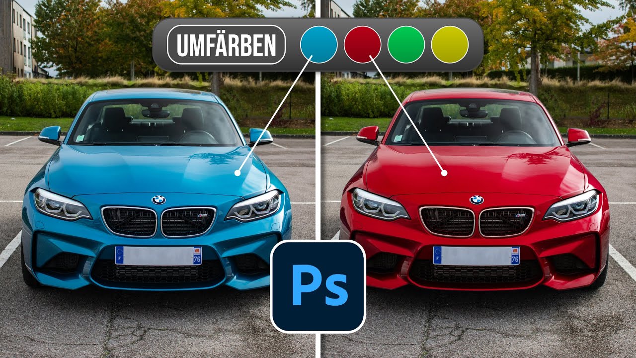 Neue Methode um Farben zu ändern | Umfärben leicht gemacht mit Photoshop!