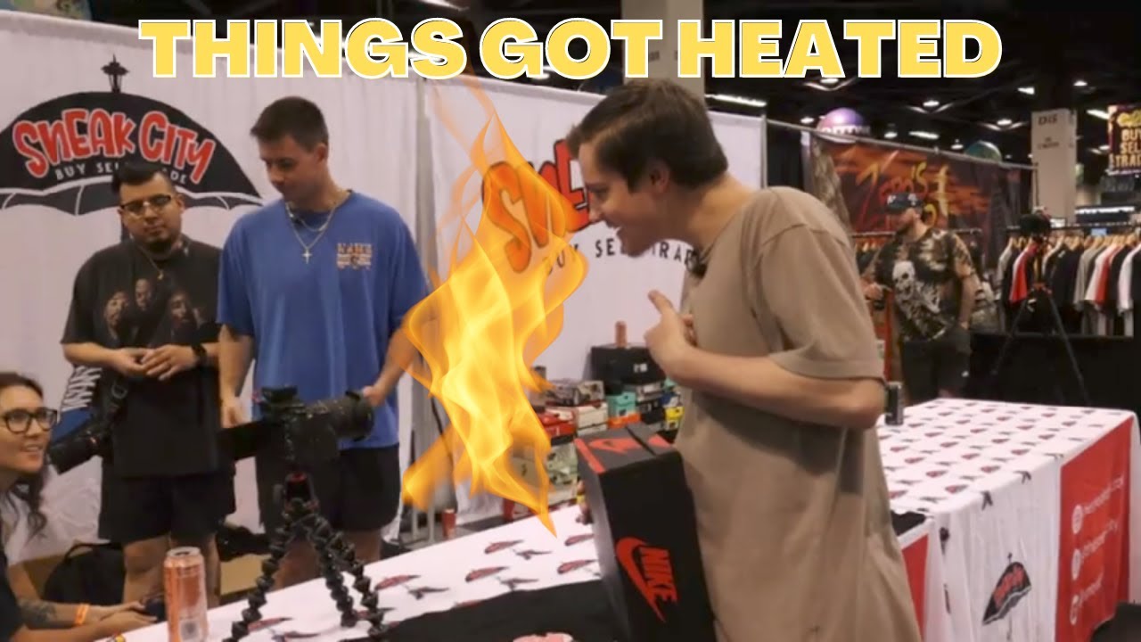 Cam's Kicks Sneak City Confrontation At SneakerCon LA & Things Get Heated